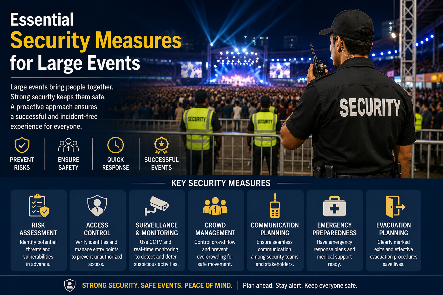 Essential Security Measures for Large Events